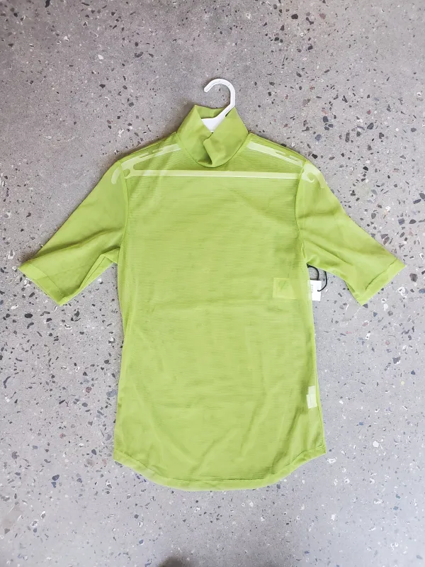 Short Sleeve Mesh Turtleneck - Kiwi made by NOMIA