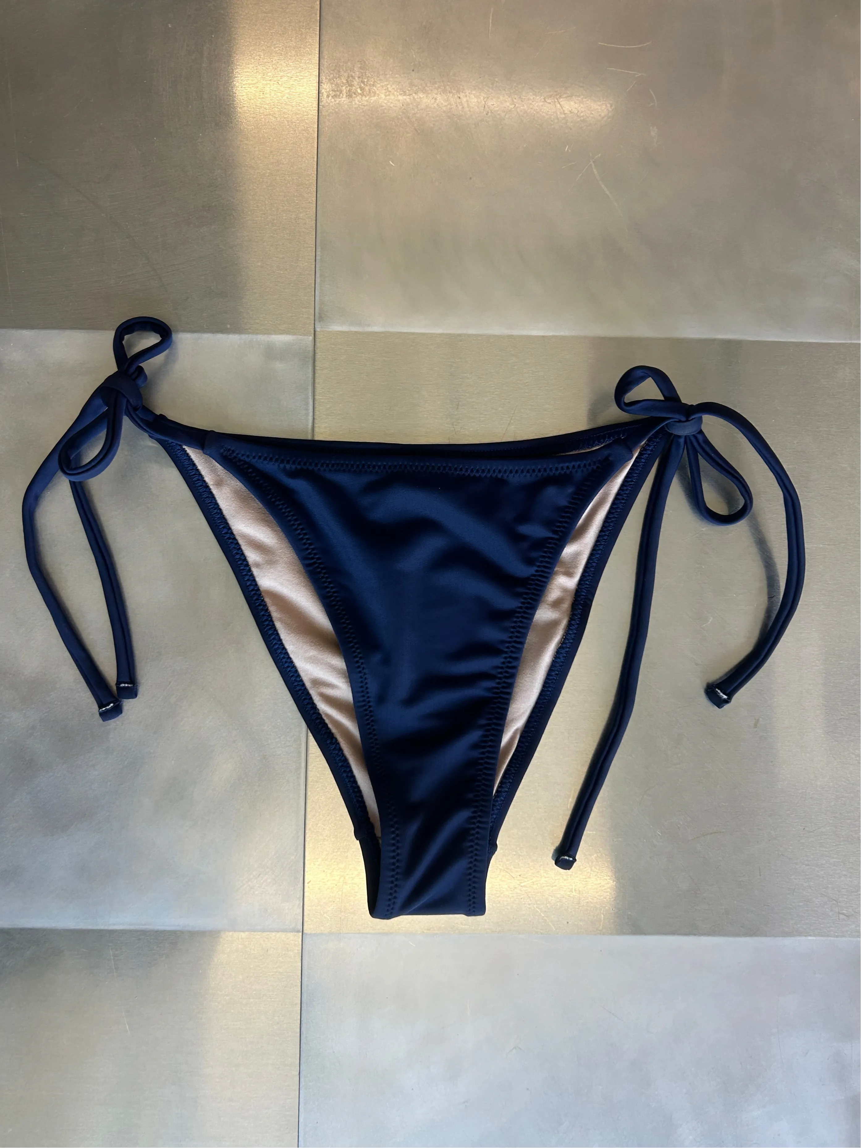 Calomel - Ari Bikini Bottom - Navy sold by NOMIA