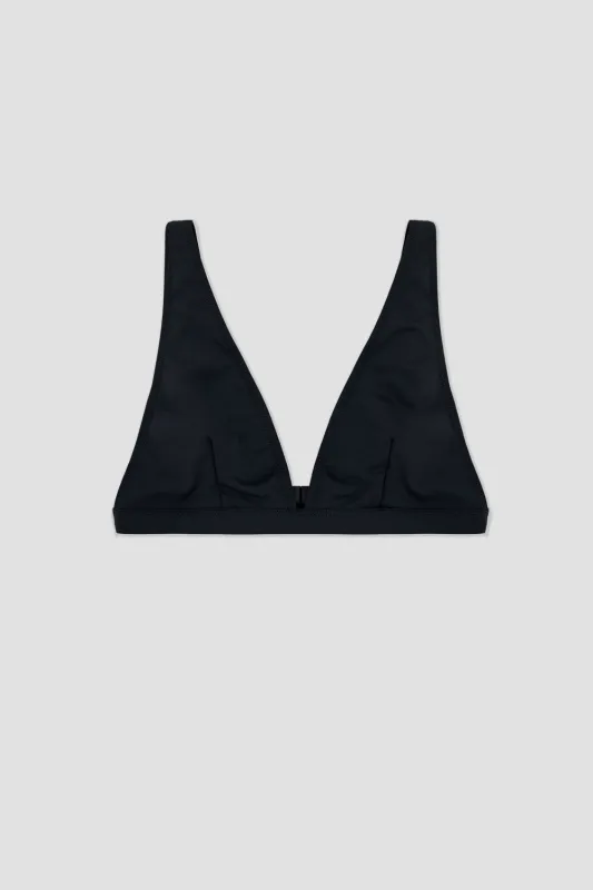 Calomel - Ticci Bikini Top - Black made by NOMIA