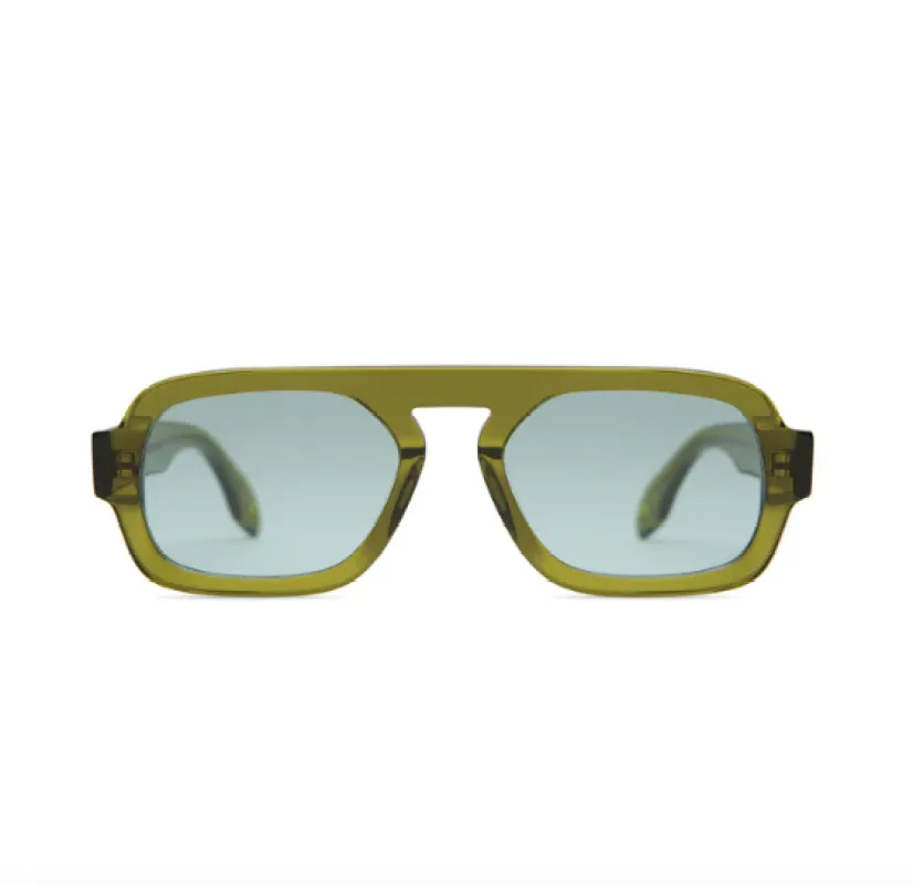 Elisa Johnson - Mini Jane in Olive Green Sunglasses made by Elisa Johnson