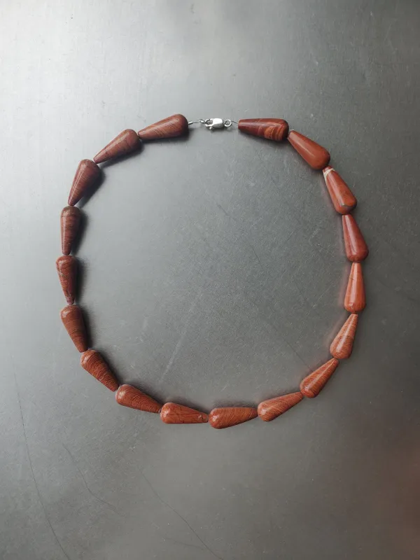 Large Jasper Bead Choker made by NOMIA