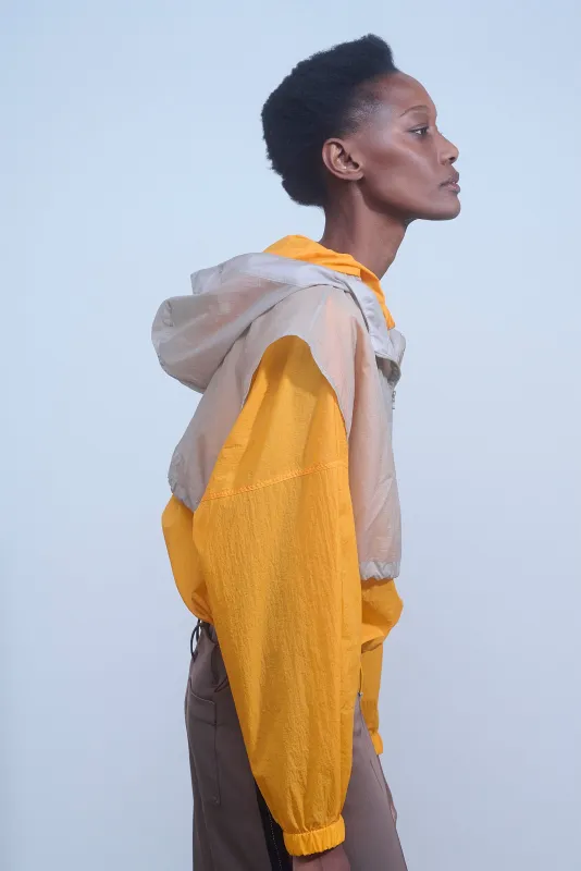 Hooded Pullover - Tangerine made by NOMIA