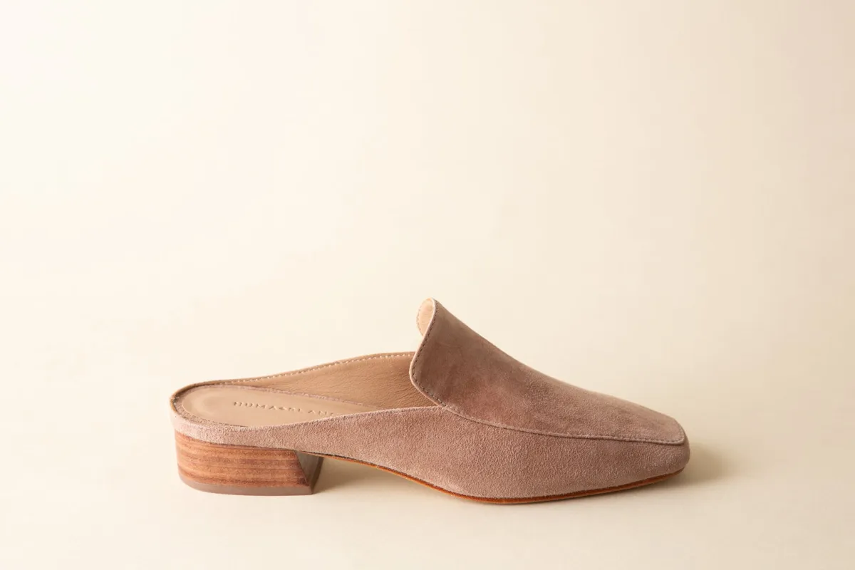 FELIX LOAFER MULE ROSE SNAKE made by Huma Blanco