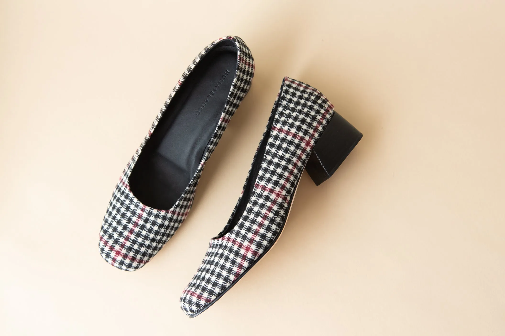 LUISA LOW HEEL BLACK + WHITE TWEED sold by Huma Blanco product image thumbnail 5