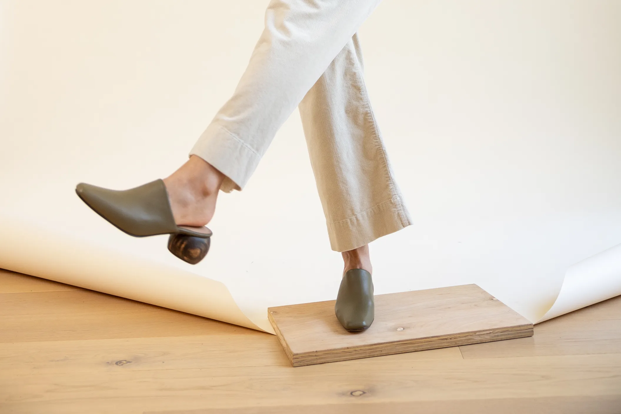 MINA MULE OLIVE sold by Huma Blanco product image thumbnail 2