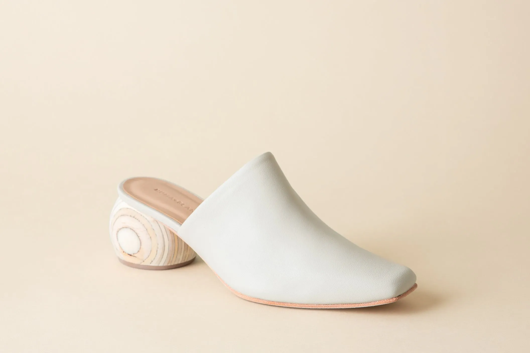 MINA MULE BONE NAPPA sold by Huma Blanco product image thumbnail 4