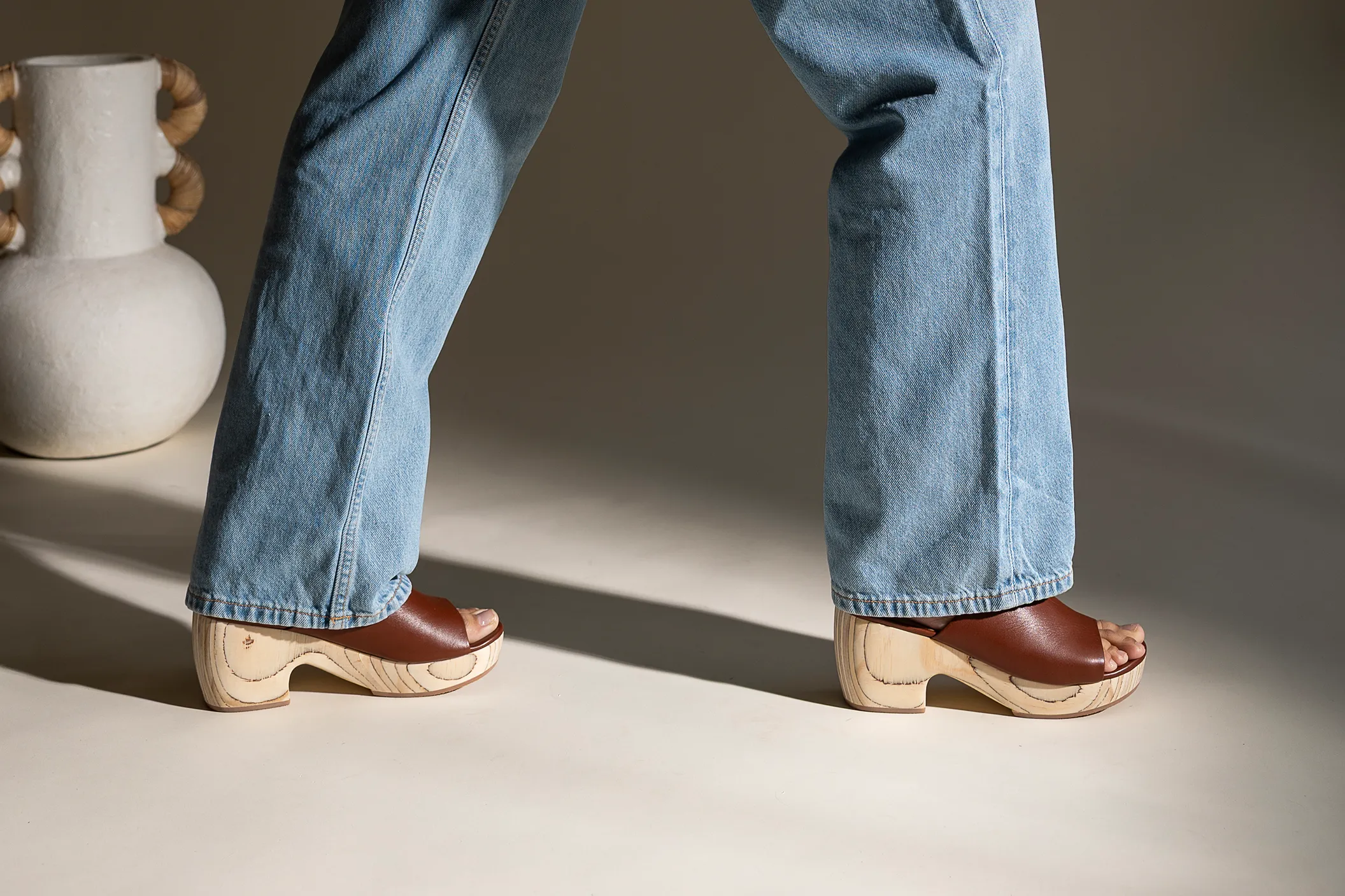 KATLYN CLOG SANDAL CINNAMON NAPPA sold by Huma Blanco product image thumbnail 2