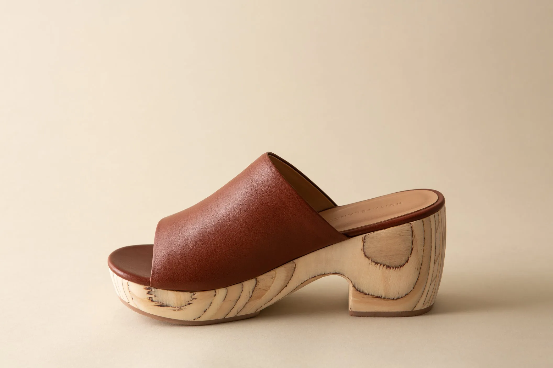 KATLYN CLOG SANDAL CINNAMON NAPPA sold by Huma Blanco product image thumbnail 3