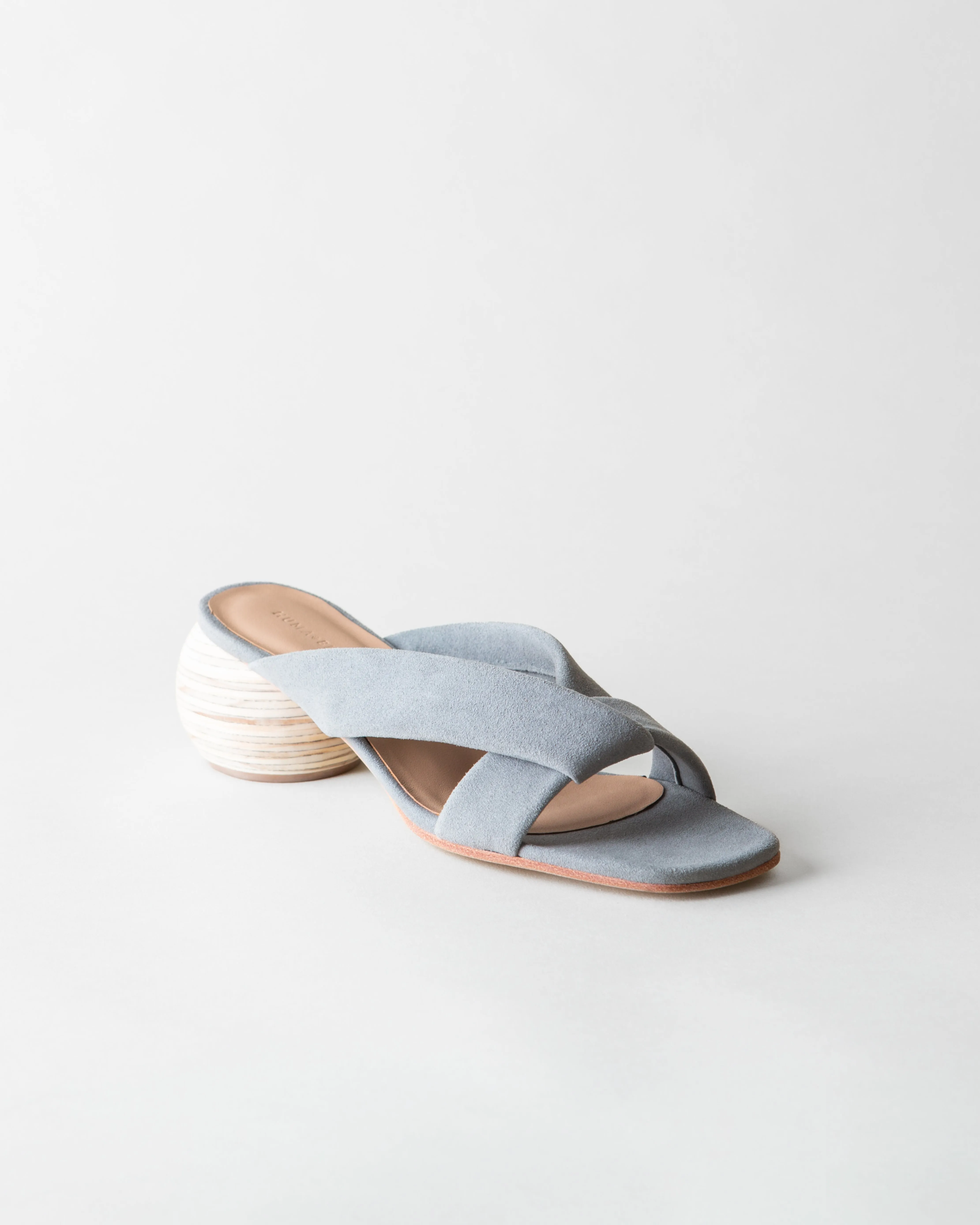 KIRA HEELED SANDAL GREY SUEDE sold by Huma Blanco product image thumbnail 4