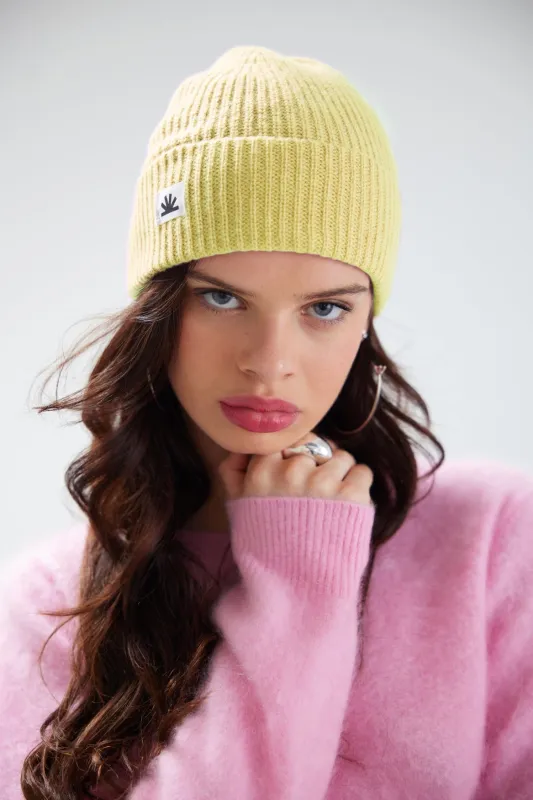 MAYA RIBBED BEANIE | LIMONADA sold by Colorush