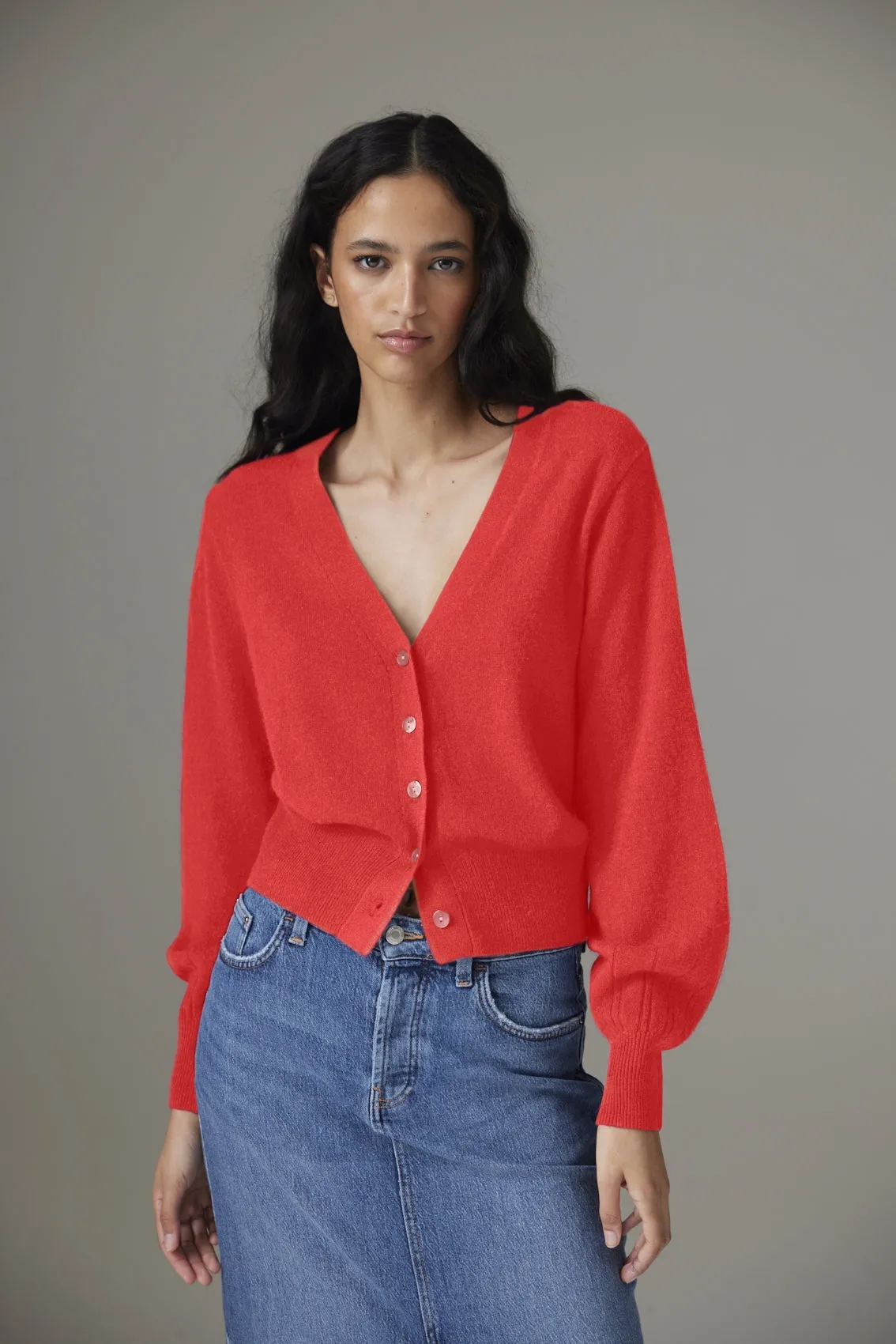 CSC JES ELEGANT CARDIGAN | SANGRIA sold by Colorush product image thumbnail 2