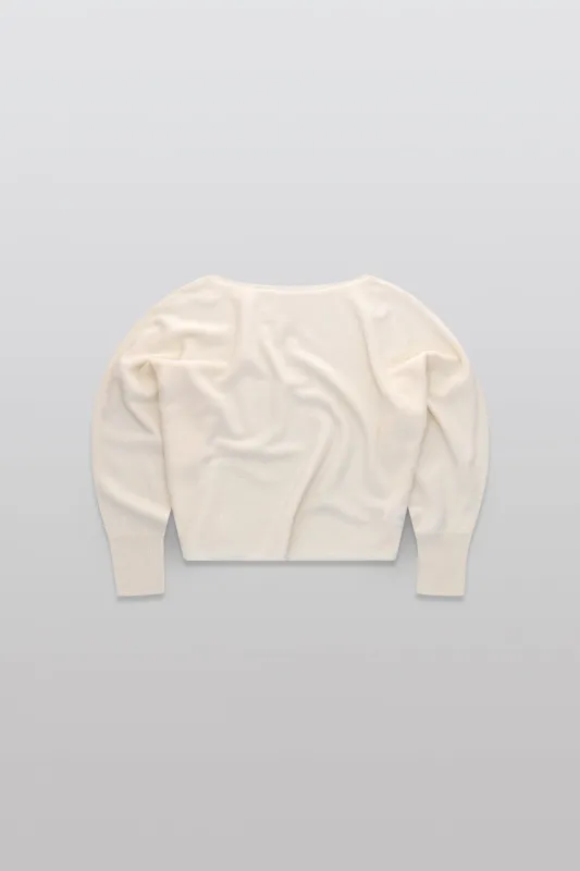 YANGON BOAT NECK | ORGANIC WHITE sold by Colorush
