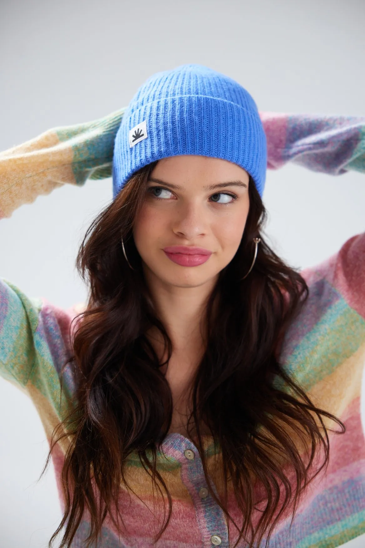 MAYA RIBBED BEANIE | TIDE sold by Colorush product image thumbnail 2