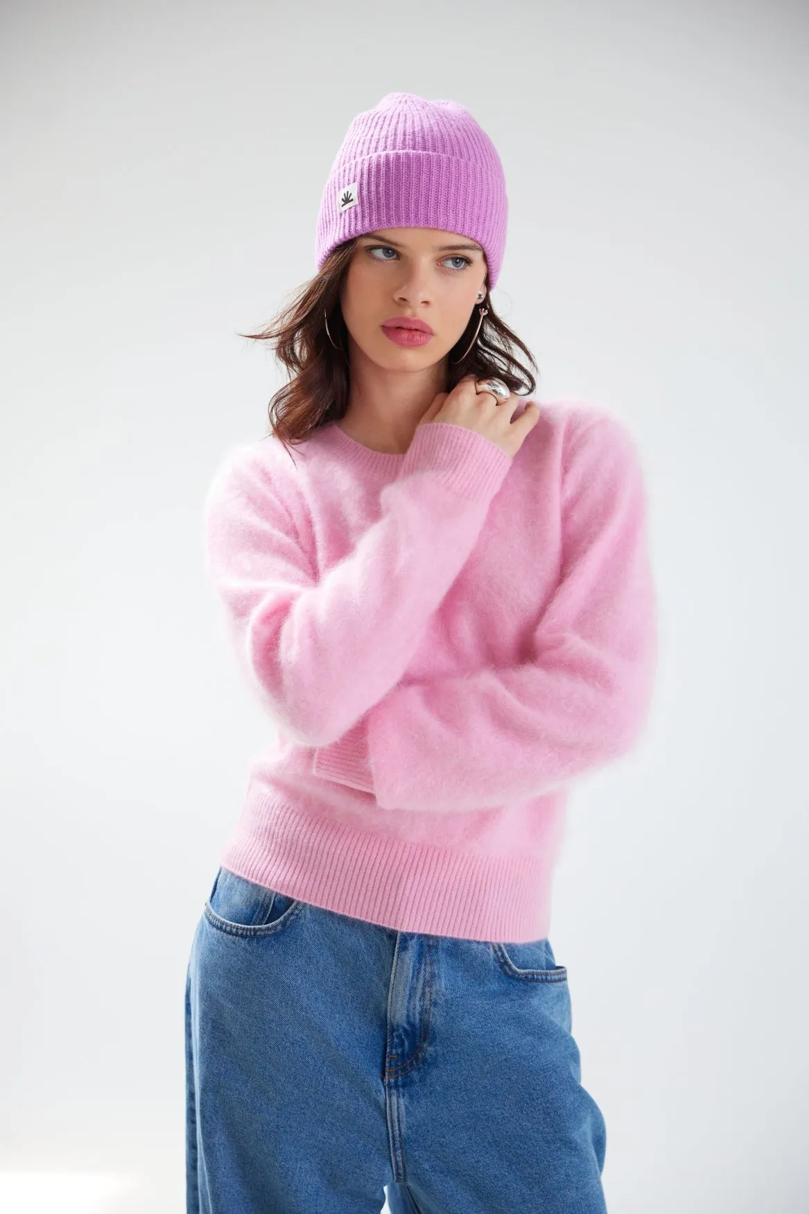 MAYA RIBBED BEANIE | QUARTZ sold by Colorush product image thumbnail 3