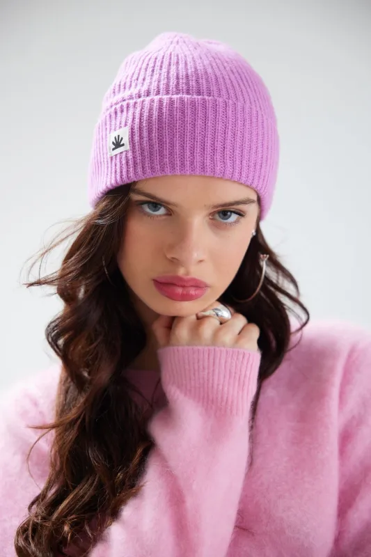 MAYA RIBBED BEANIE | QUARTZ sold by Colorush