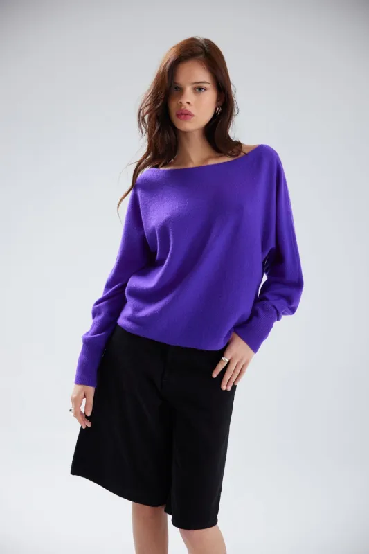 YANGON BOAT NECK | INDIGO sold by Colorush