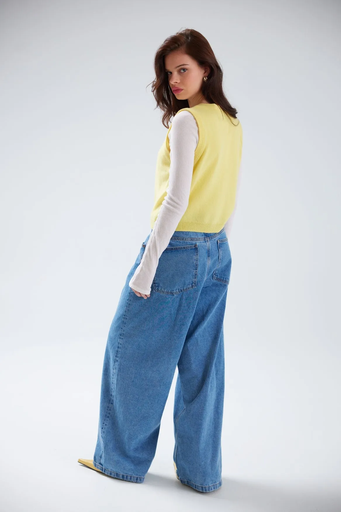 JADA BUTTON UP TANK | LIMONADA sold by Colorush product image thumbnail 2