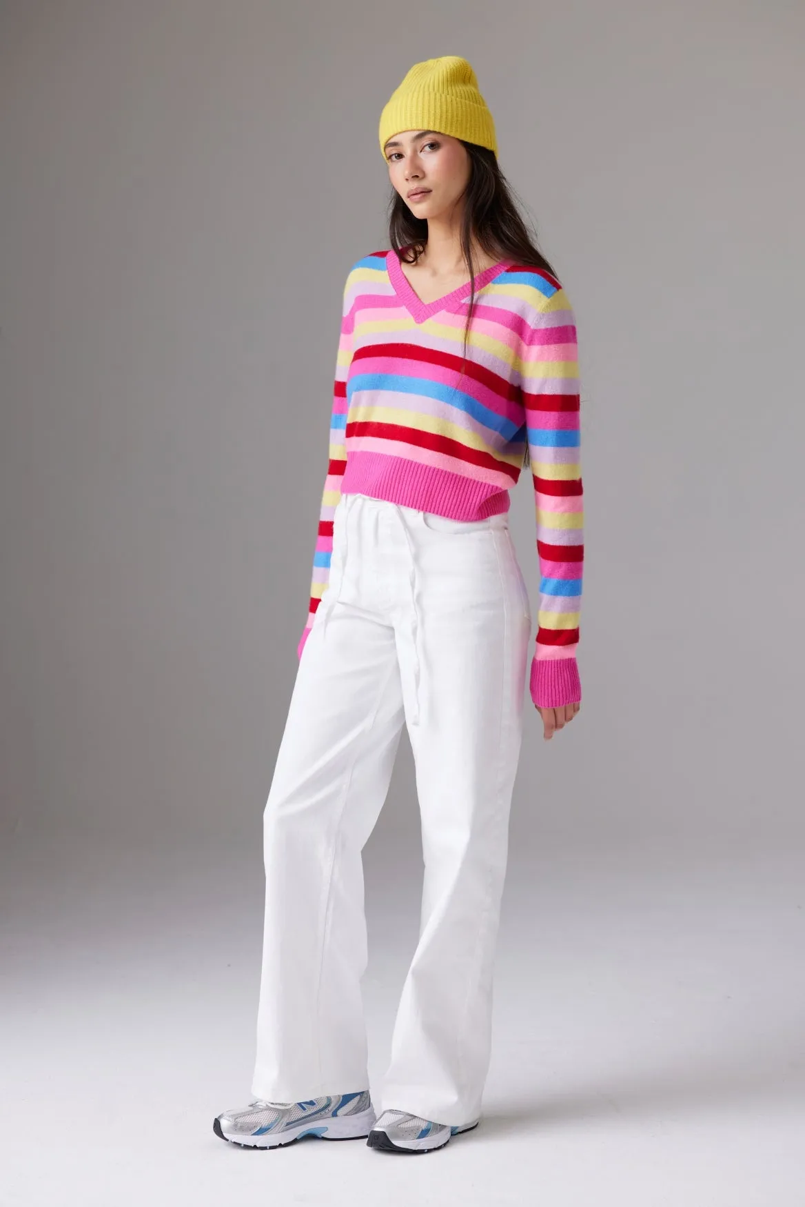 MAYA RIBBED BEANIE | SUNSHINE sold by Colorush product image thumbnail 3