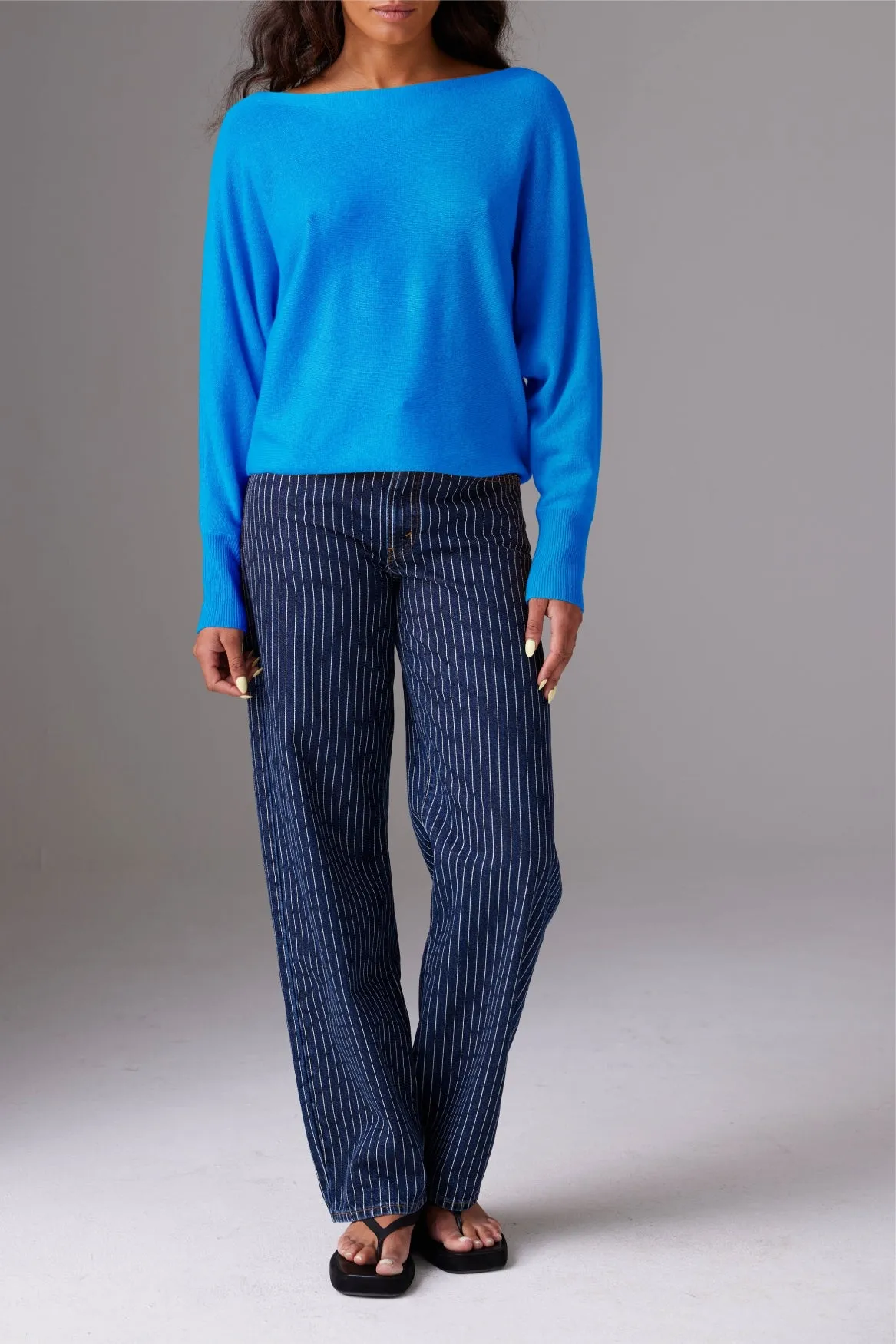 YANGON BOAT NECK | SKY sold by Colorush