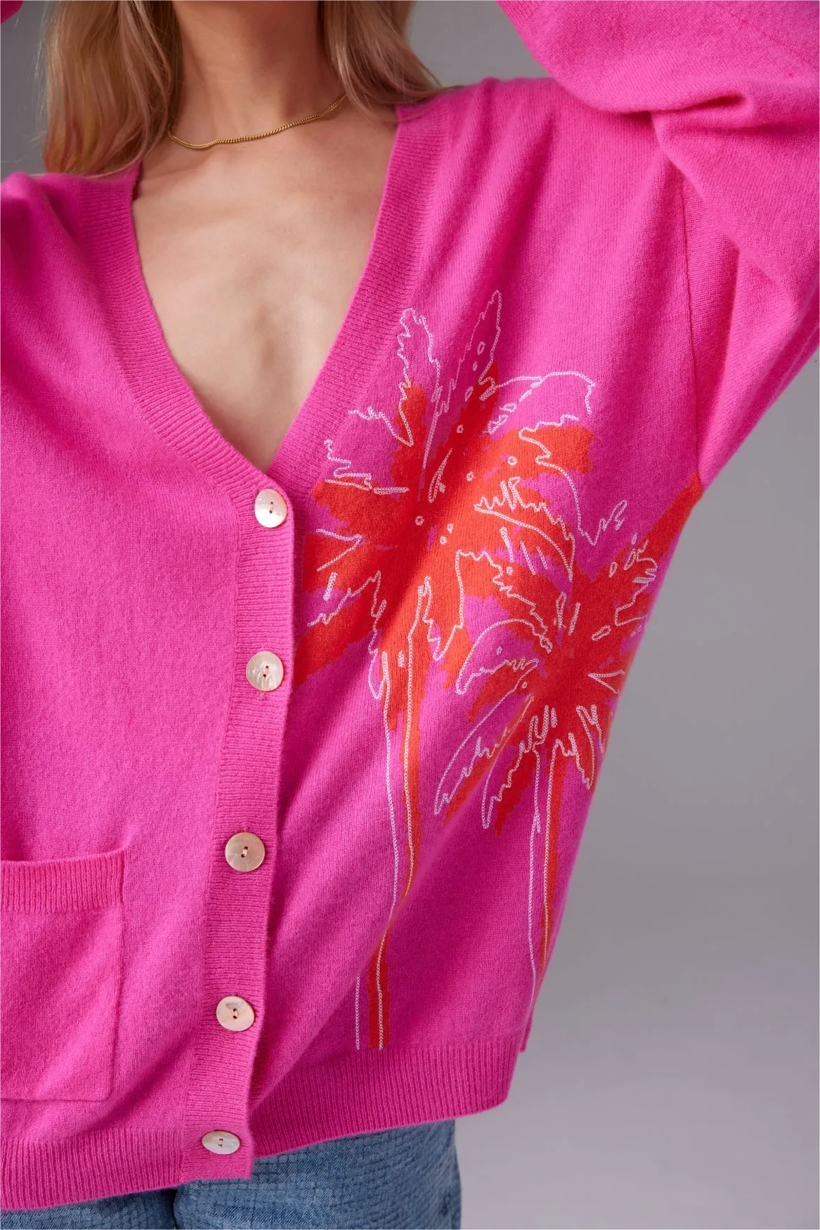PALM CANGGU CARDI | HAVANA sold by Colorush product image thumbnail 3