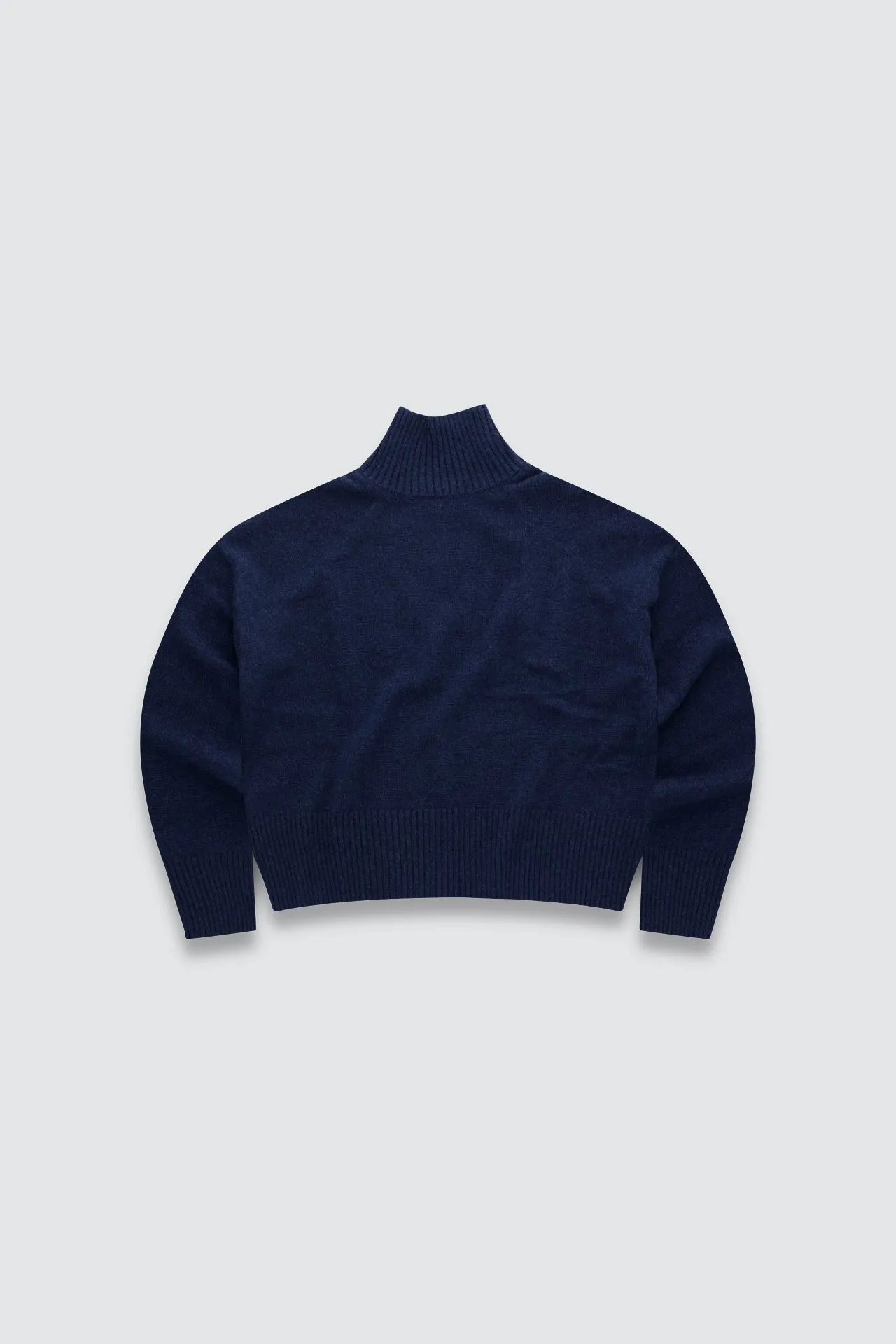 CHUNKY CARMEN FUNNEL NECK | NAVY sold by Colorush