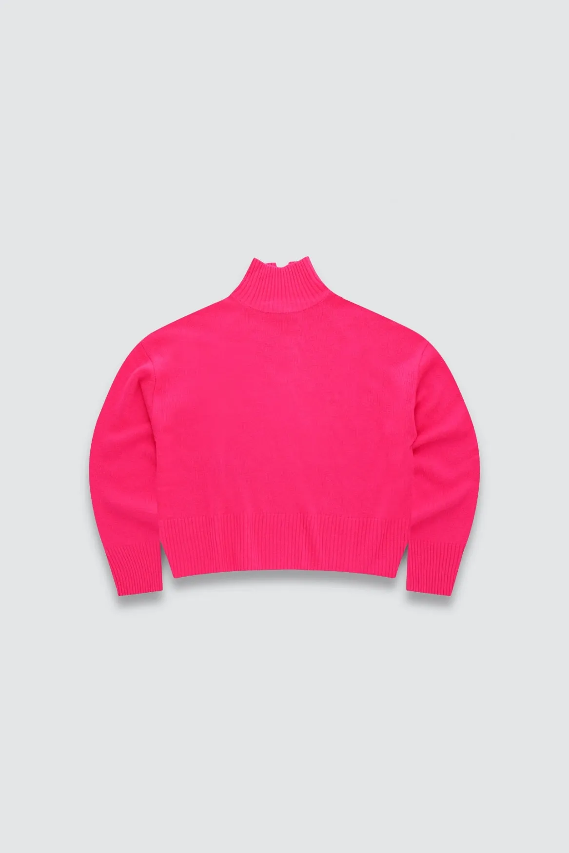 CHUNKY CARMEN FUNNEL NECK | PONY PINK sold by Colorush