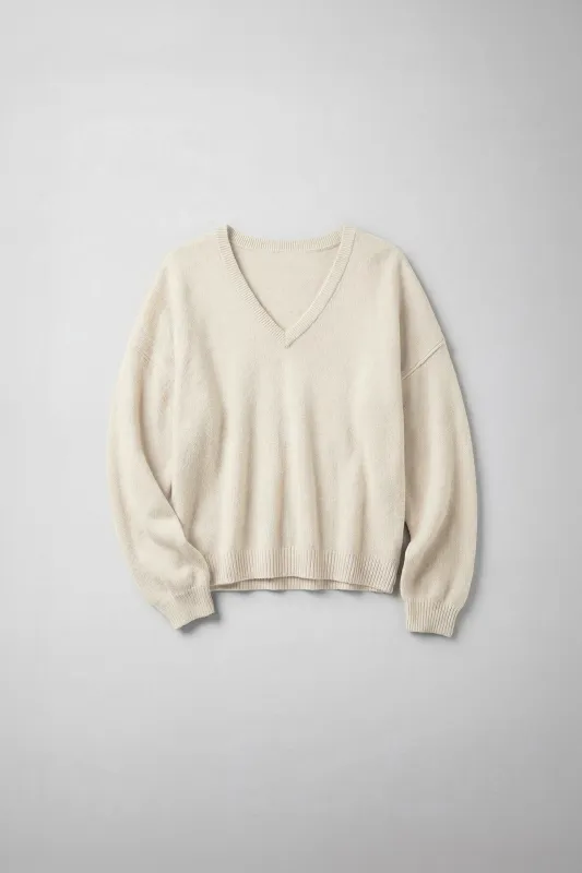 ABBY REVERSIBLE JUMPER | ORGANIC WHITE sold by Colorush