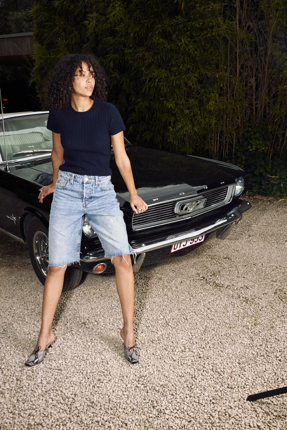 COCONUT BREEZE TEE | NAVY sold by Colorush product image thumbnail 3