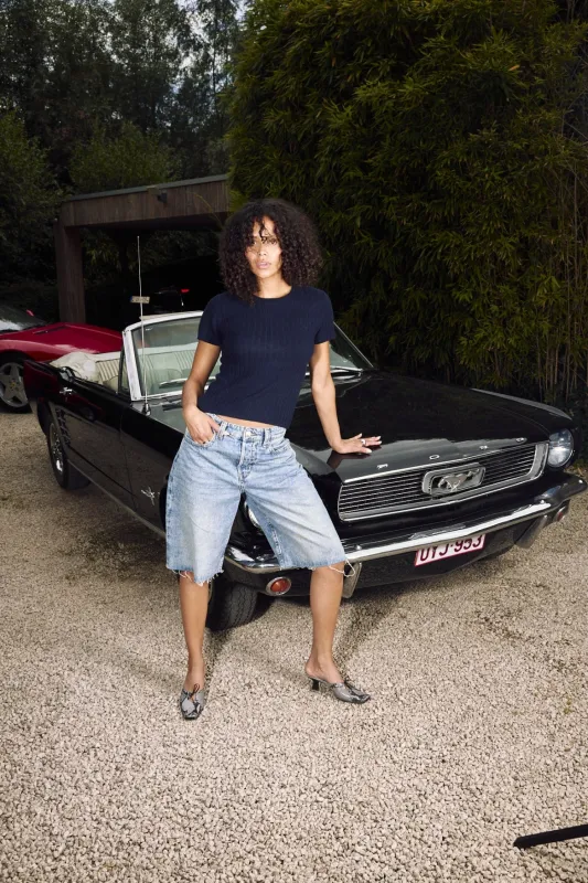 COCONUT BREEZE TEE | NAVY sold by Colorush