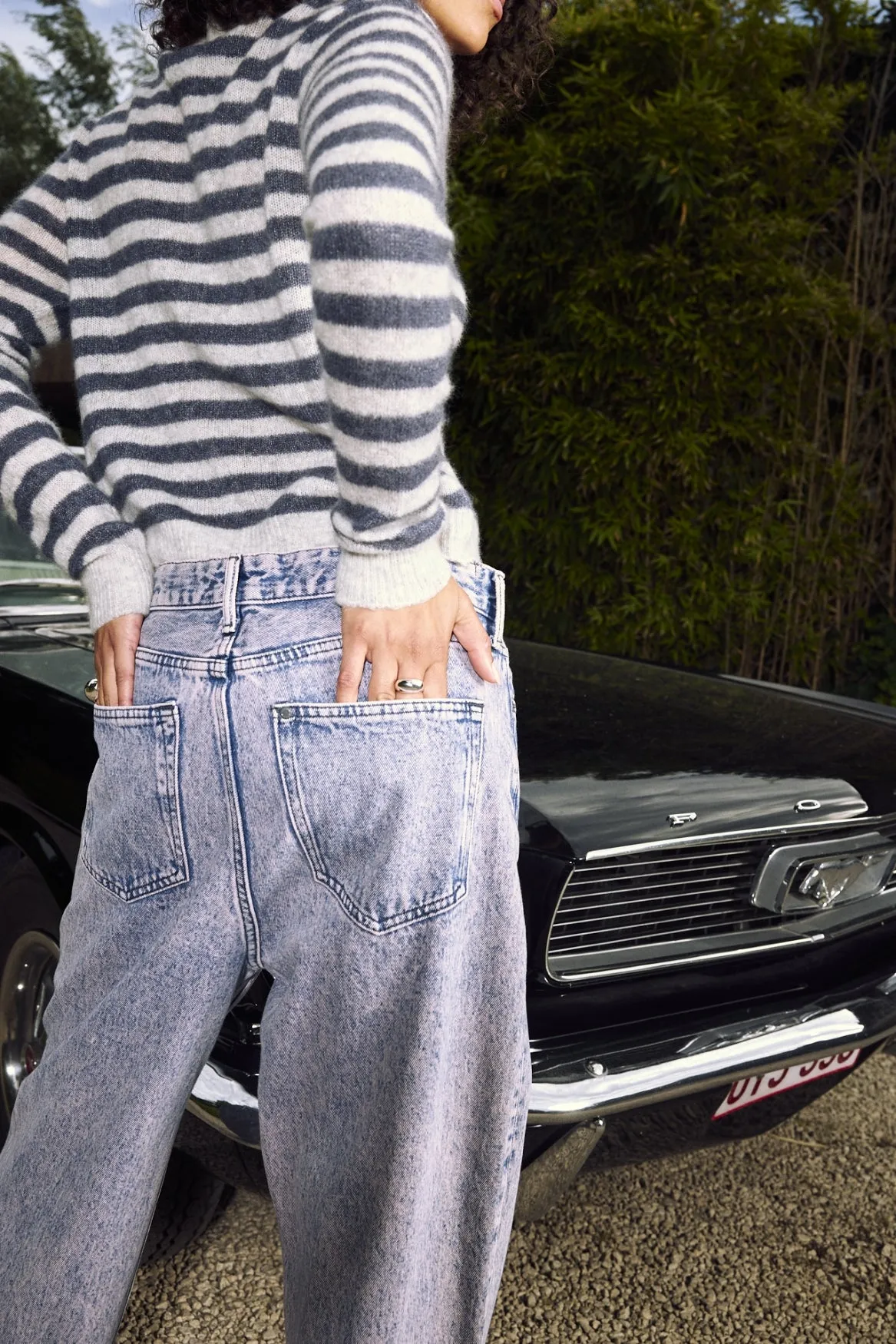 AMARA STRIPE MALOU CARDI | SMOKEY STRIPE sold by Colorush product image thumbnail 4