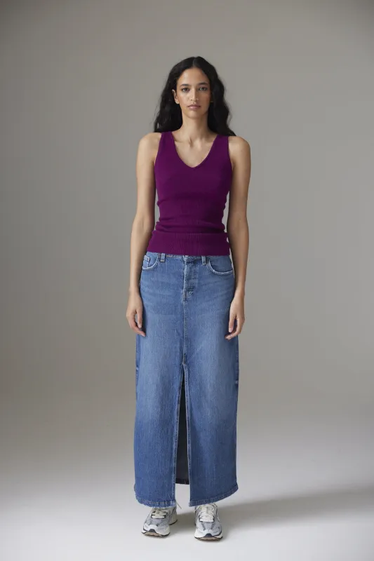 MARSEILLE LONG TOP | PLUM sold by Colorush