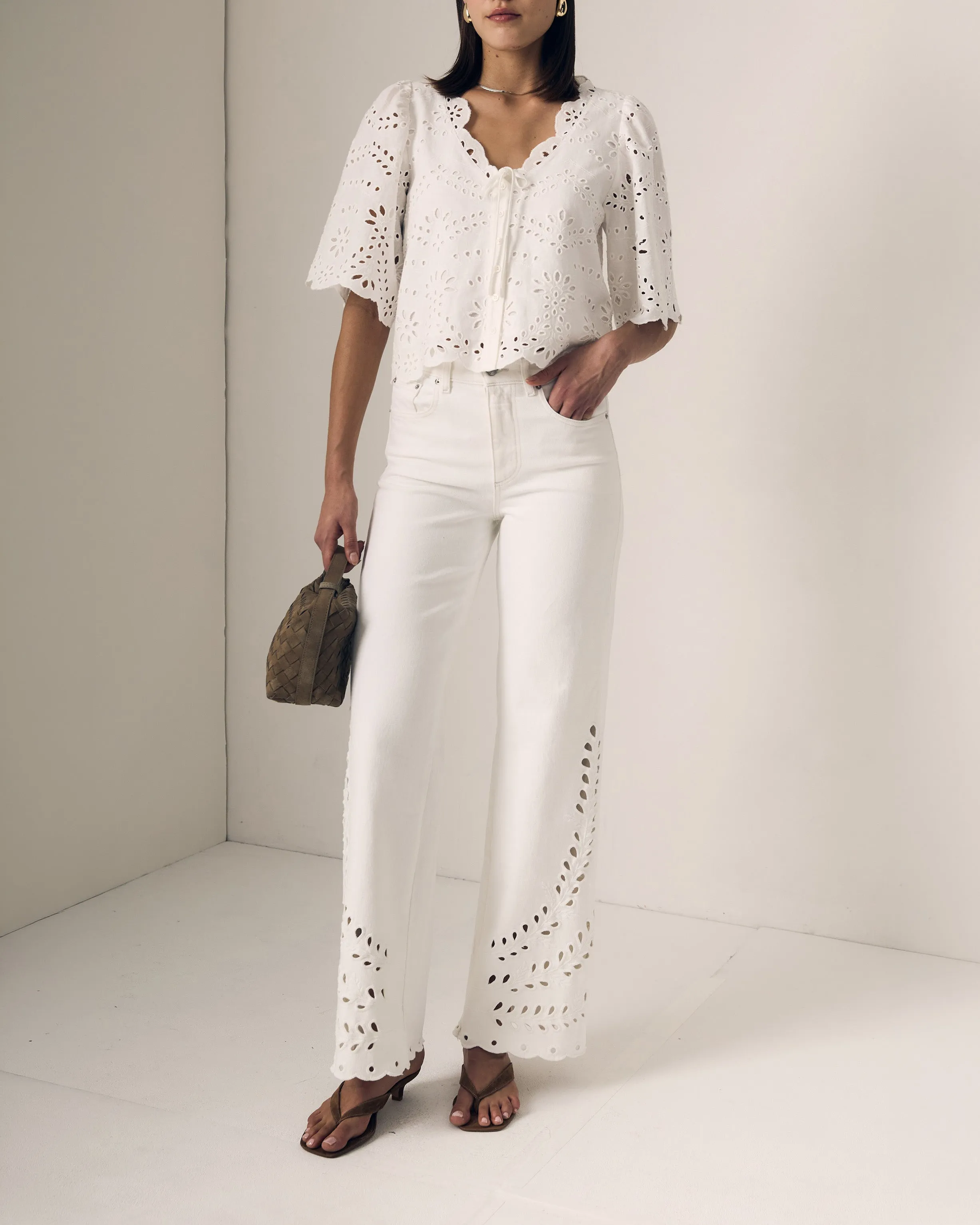 Column Eyelet Jean sold by Le Jean product image thumbnail 2