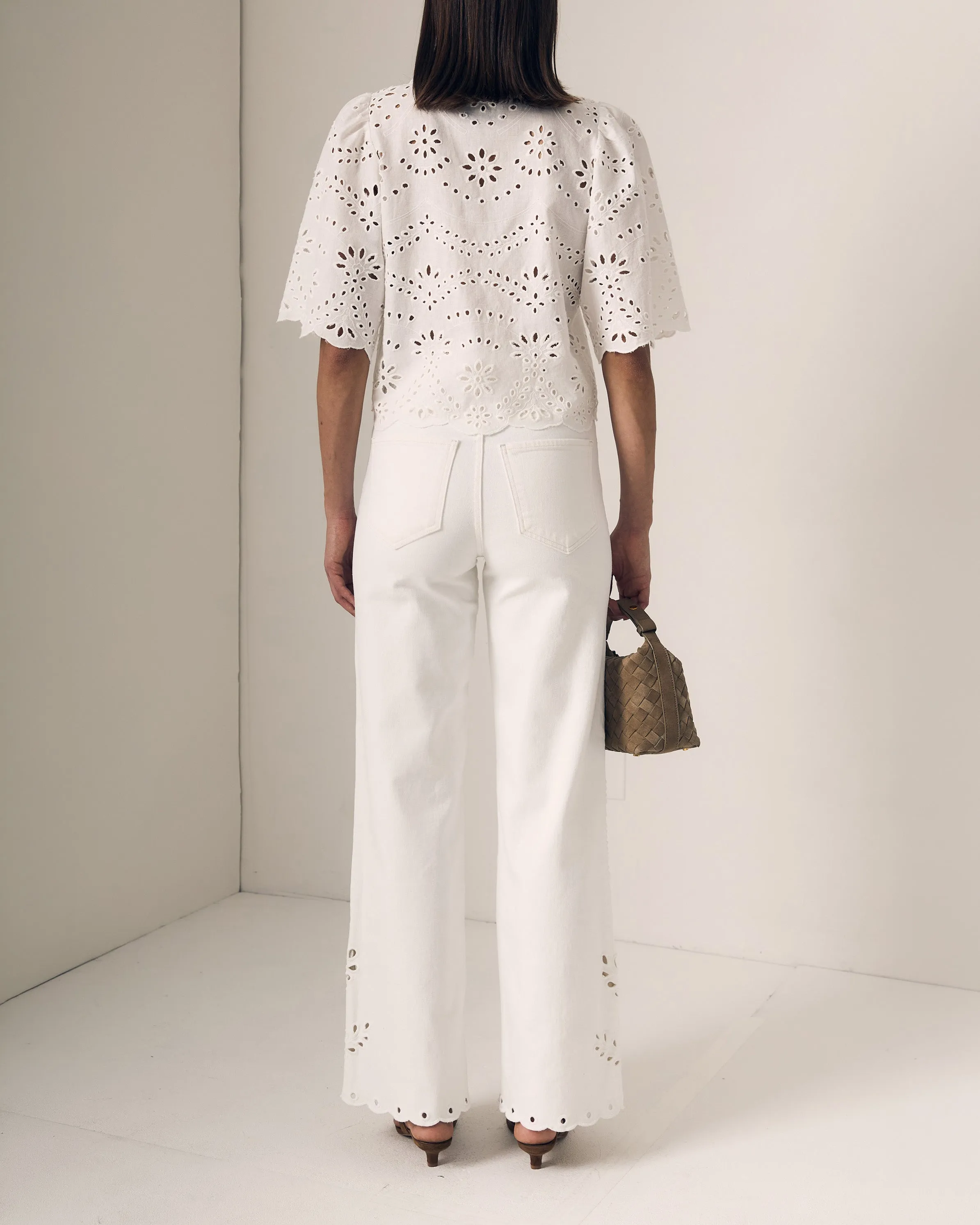 Column Eyelet Jean sold by Le Jean product image thumbnail 4