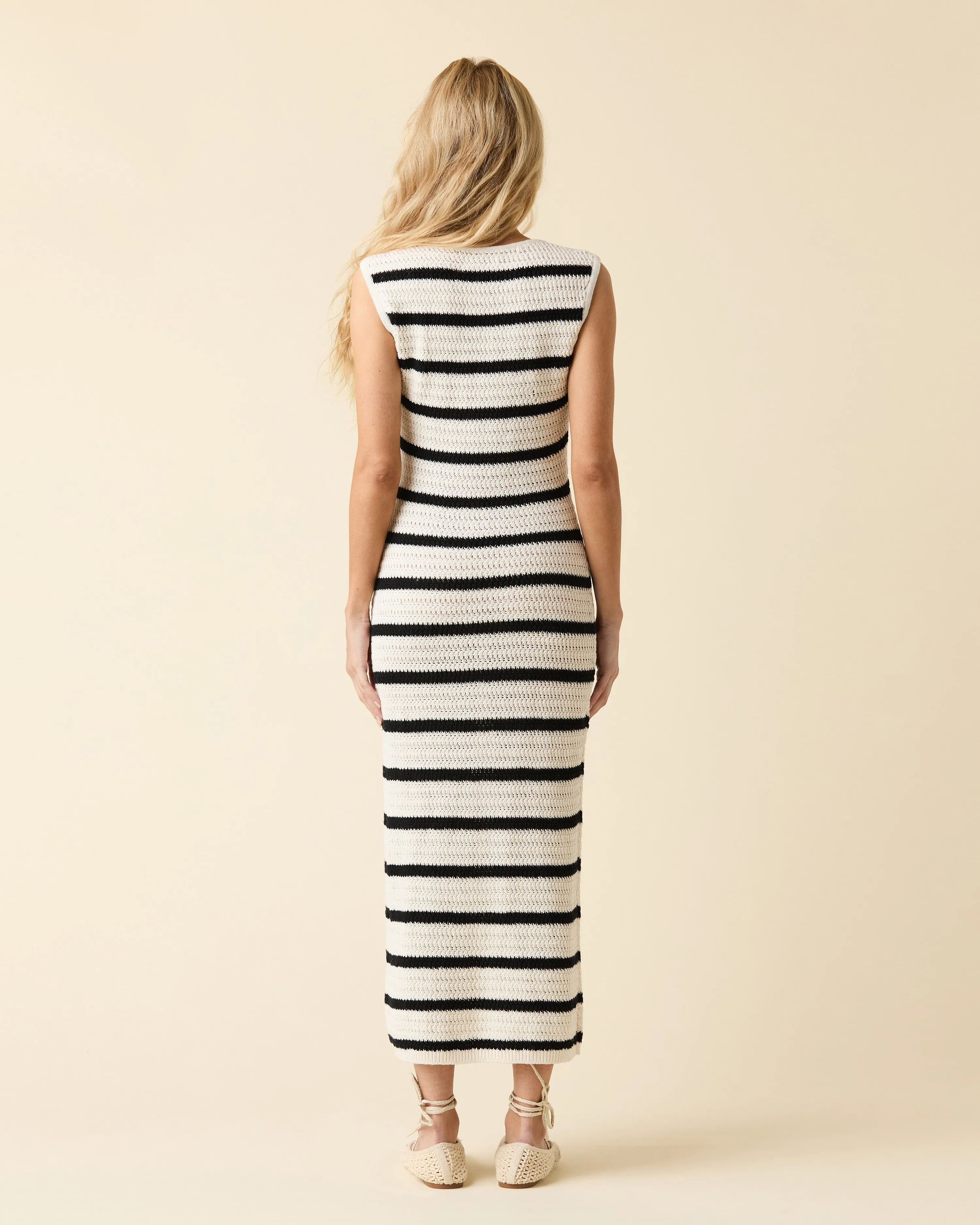 Linen Crochet Dress sold by Le Jean product image thumbnail 4