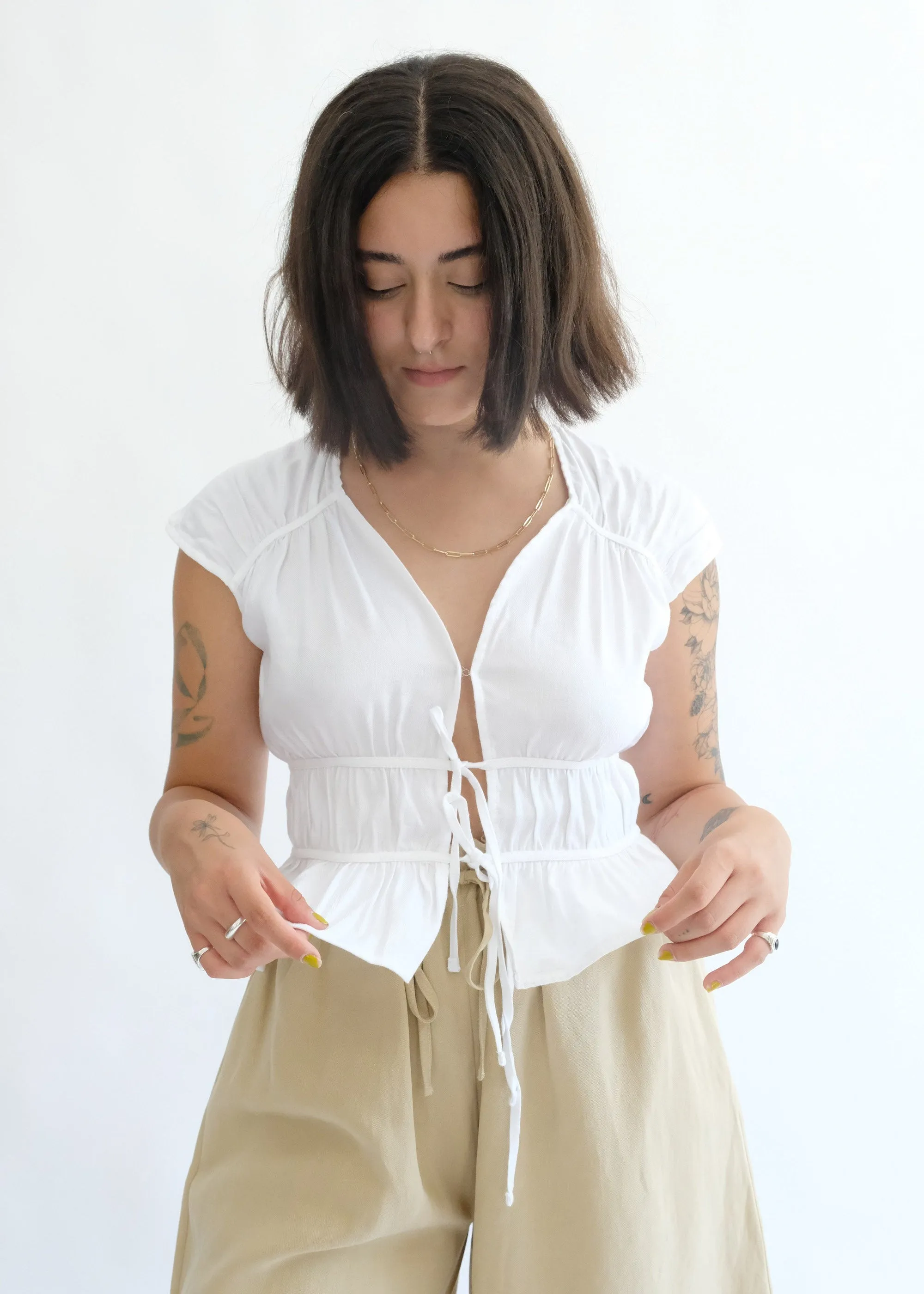Winona Top - White sold by Oh Seven Days