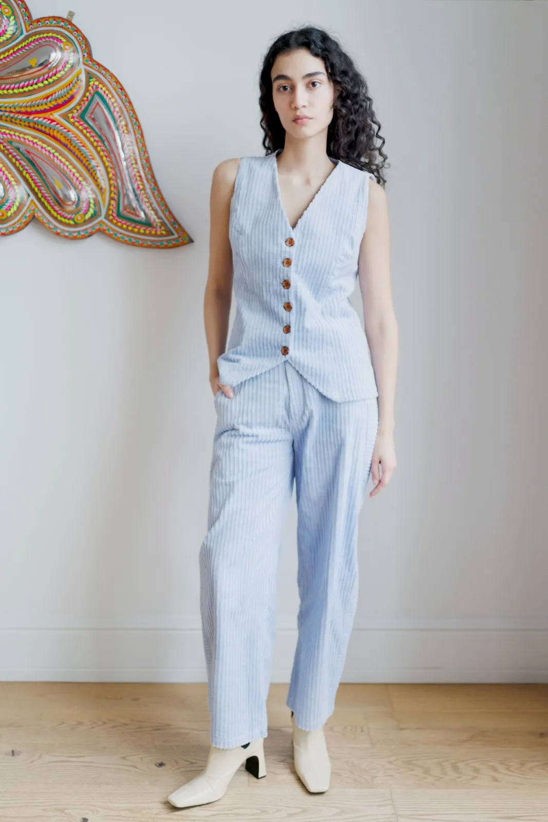 Wyatt Waistcoat - Lilac sold by Oh Seven Days product image thumbnail 4