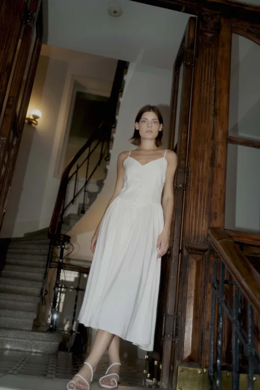 Jess Dress White made by Oh Seven Days