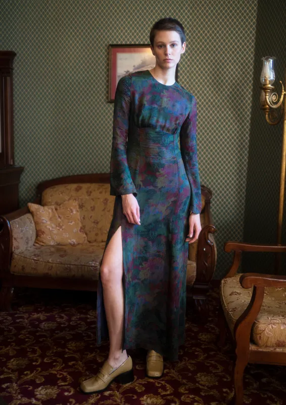 Desiree Dress - Swirl Print sold by Oh Seven Days