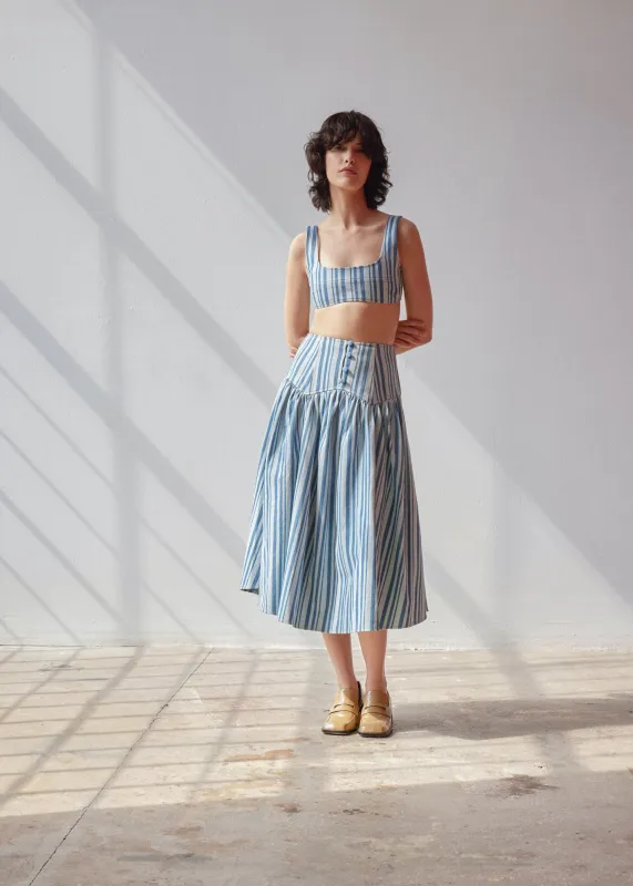 Danielle Skirt - Striped made by Oh Seven Days