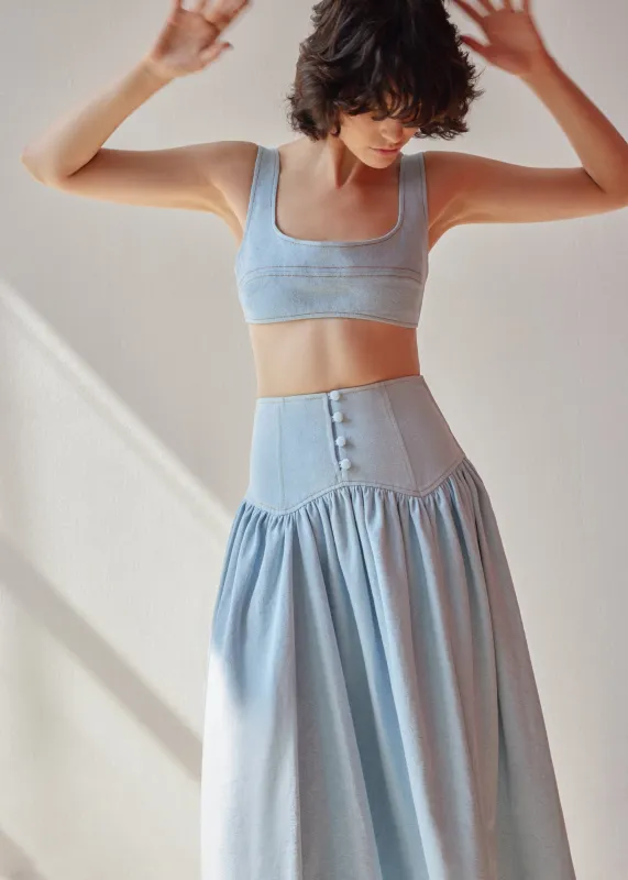 Danielle Skirt - Light Blue made by Oh Seven Days