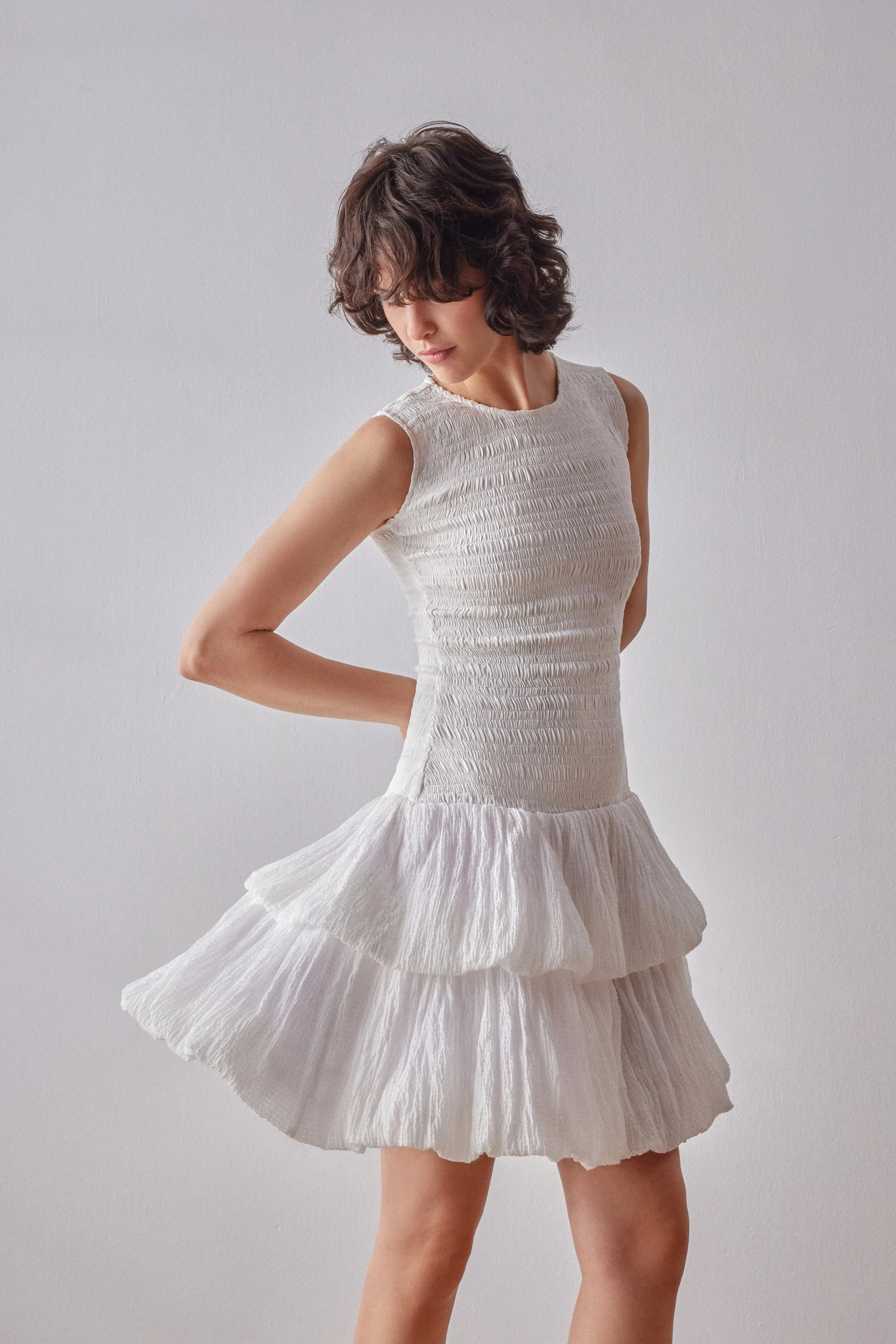 Emilia Dress - White sold by Oh Seven Days product image thumbnail 4