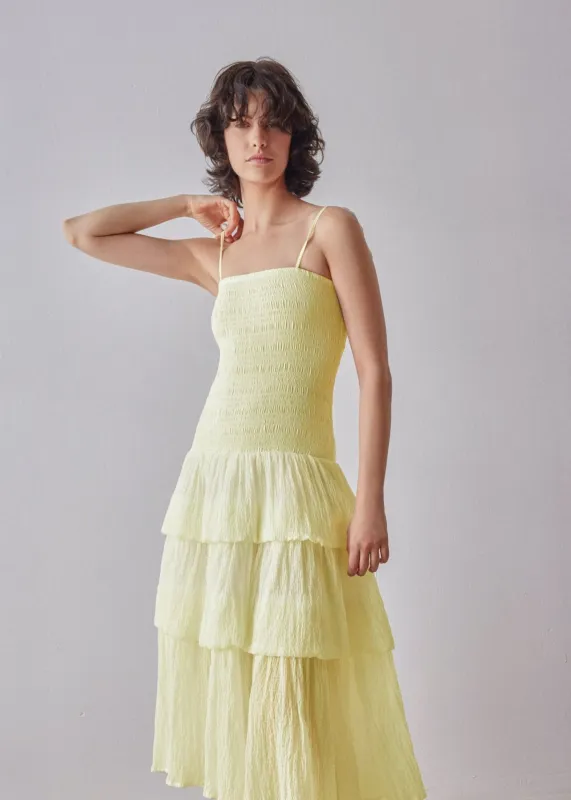 Daisy Dress - Yellow made by Oh Seven Days