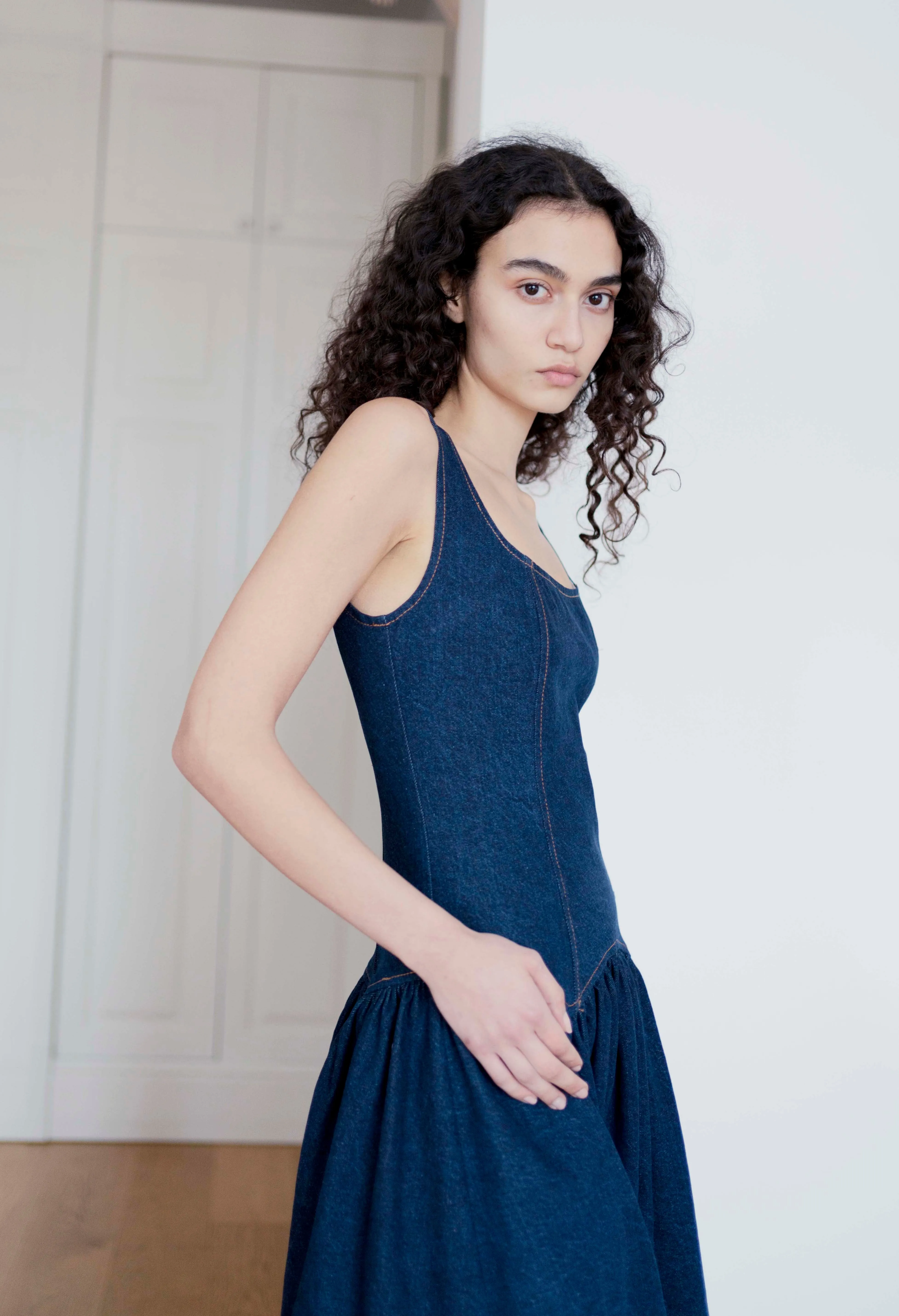 Danielle Dress - Dark Denim sold by Oh Seven Days product image thumbnail 2