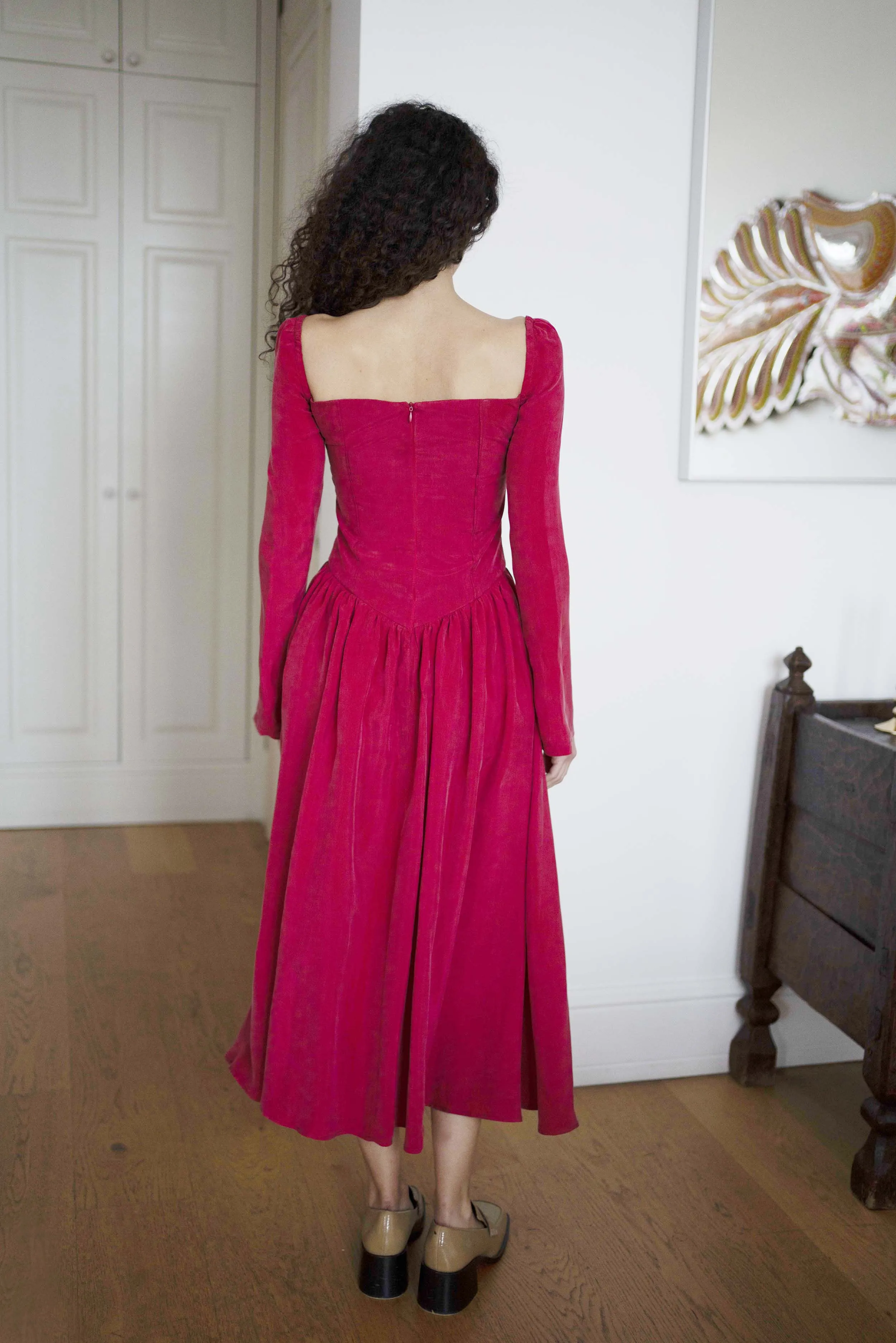 Jessa Dress - Ruby sold by Oh Seven Days product image thumbnail 4