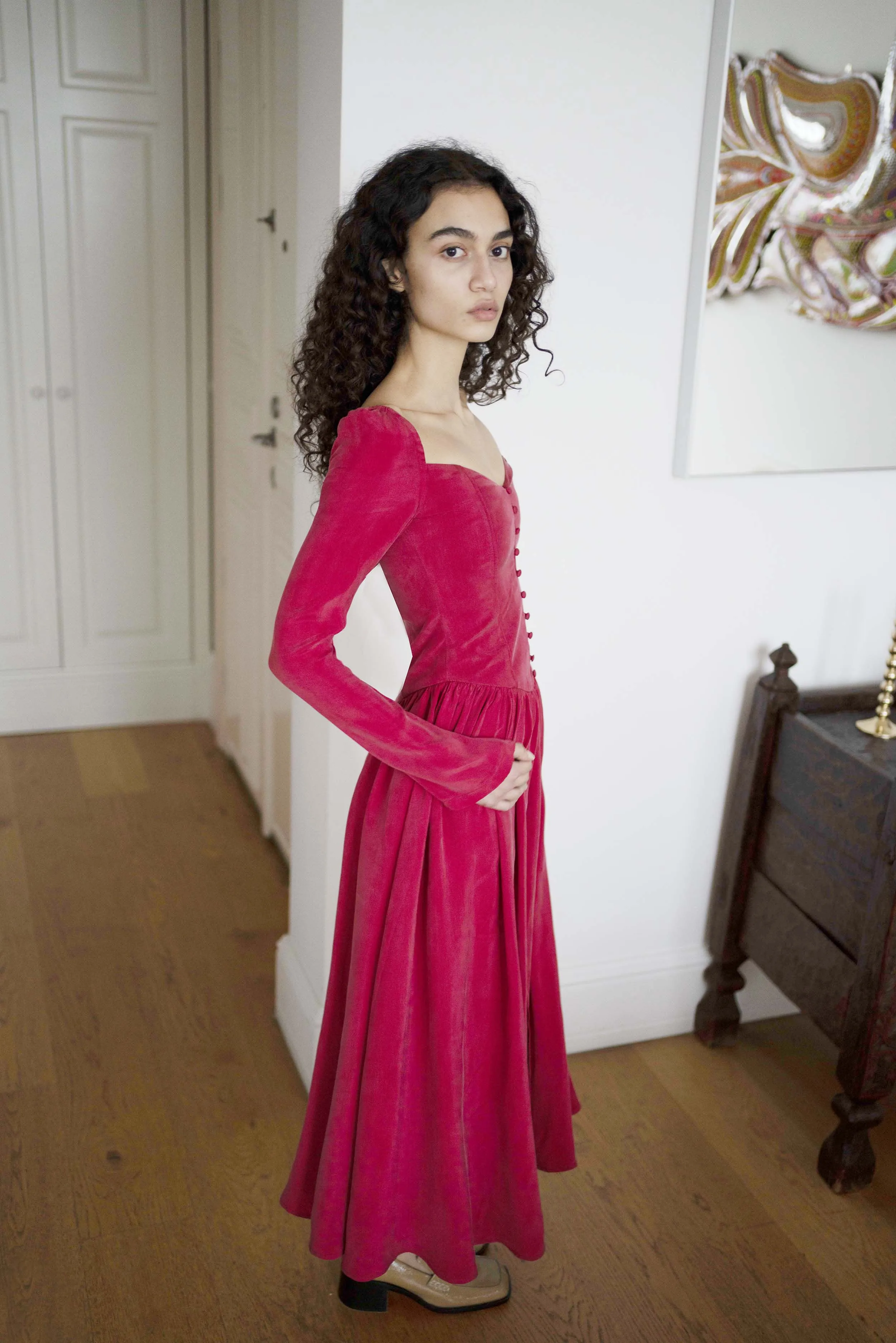 Jessa Dress - Ruby sold by Oh Seven Days product image thumbnail 5