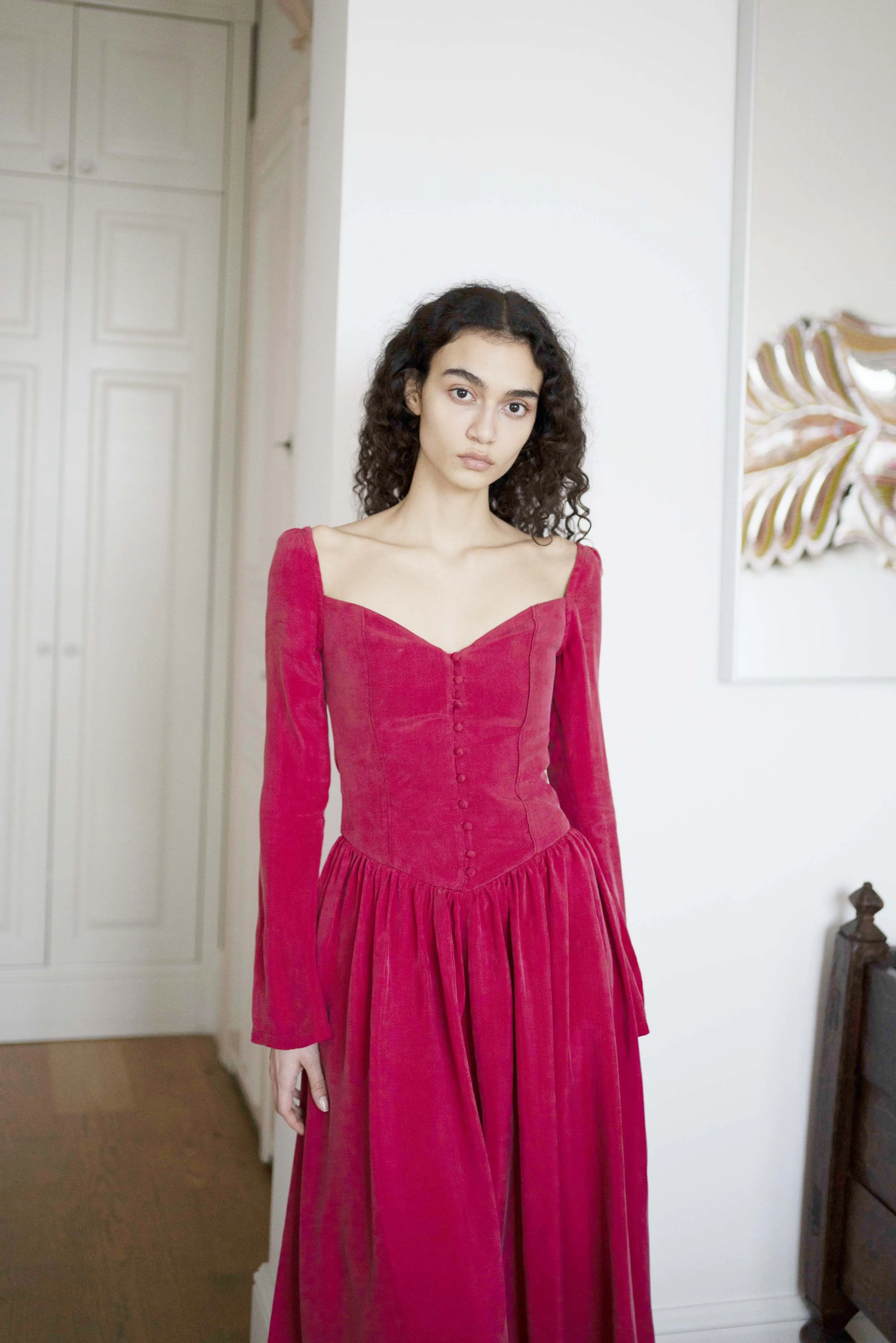 Jessa Dress - Ruby sold by Oh Seven Days product image thumbnail 3