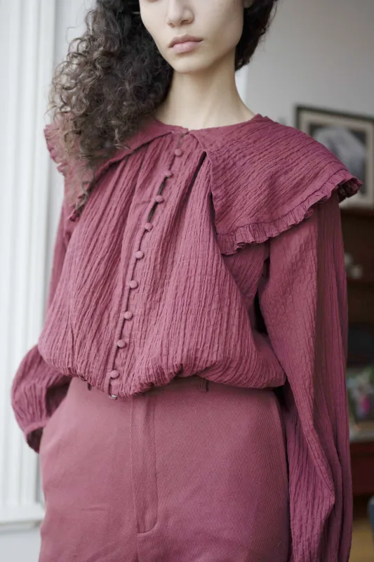 Juliet Top - Burgundy made by Oh Seven Days