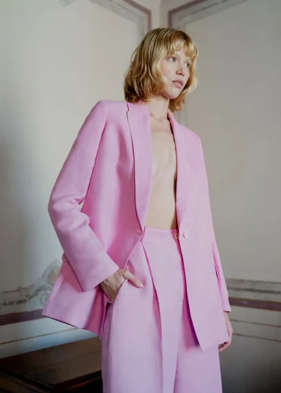 Seven Suit Blazer - Pink sold by Oh Seven Days