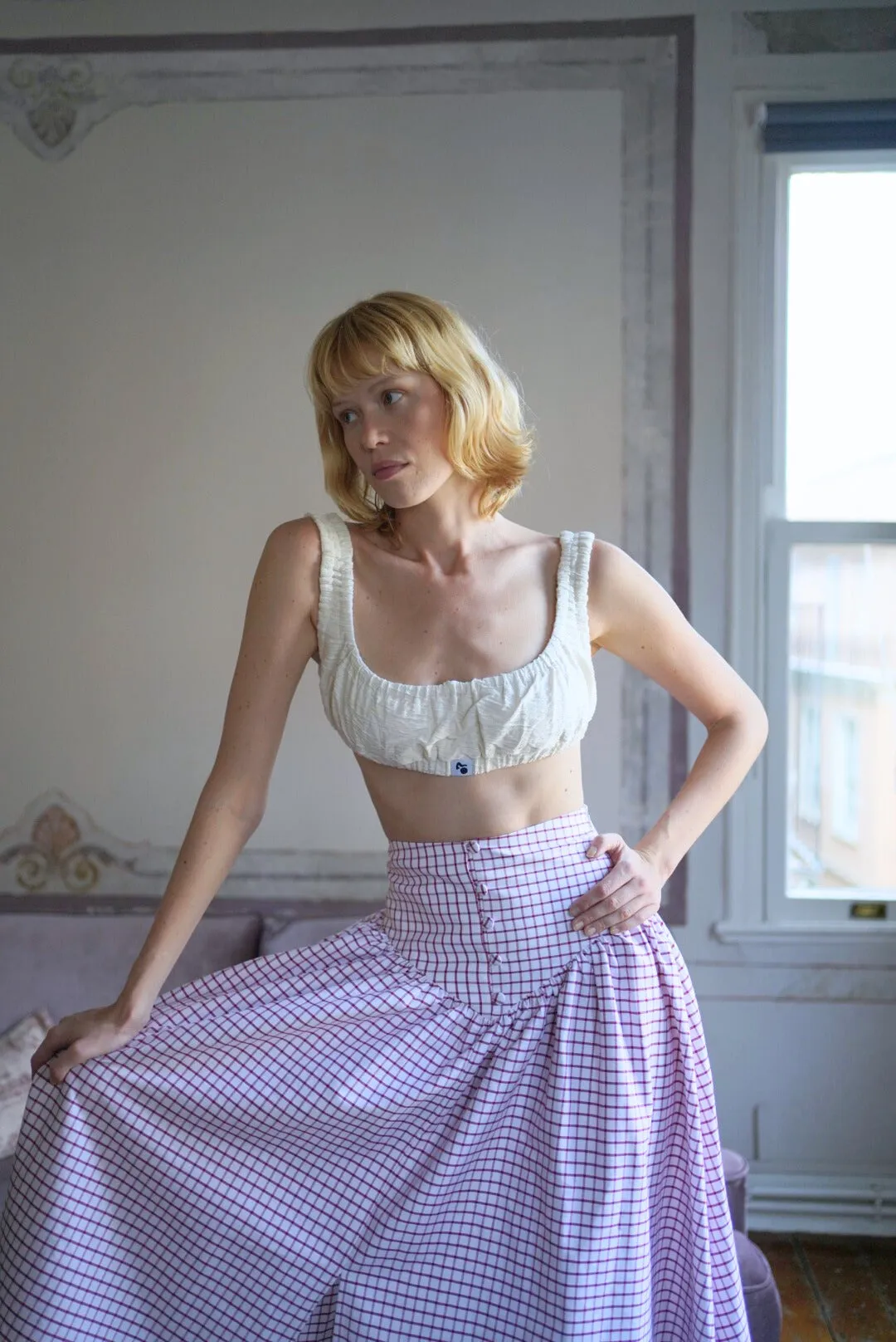 Dani Skirt - Red Check sold by Oh Seven Days product image thumbnail 5