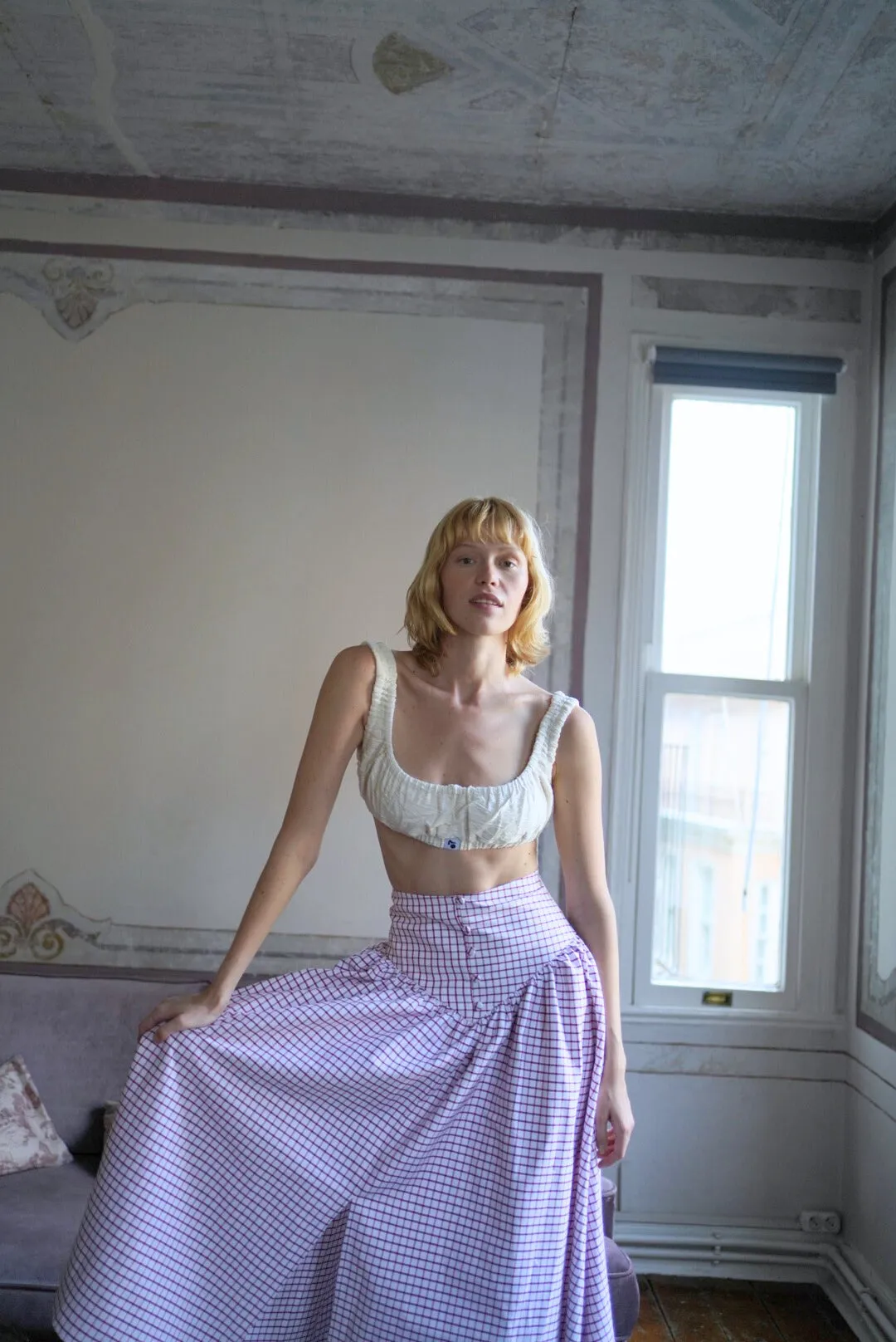 Dani Skirt - Red Check sold by Oh Seven Days product image thumbnail 3